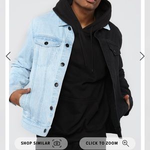 Brand new fashion nova men denim jacket